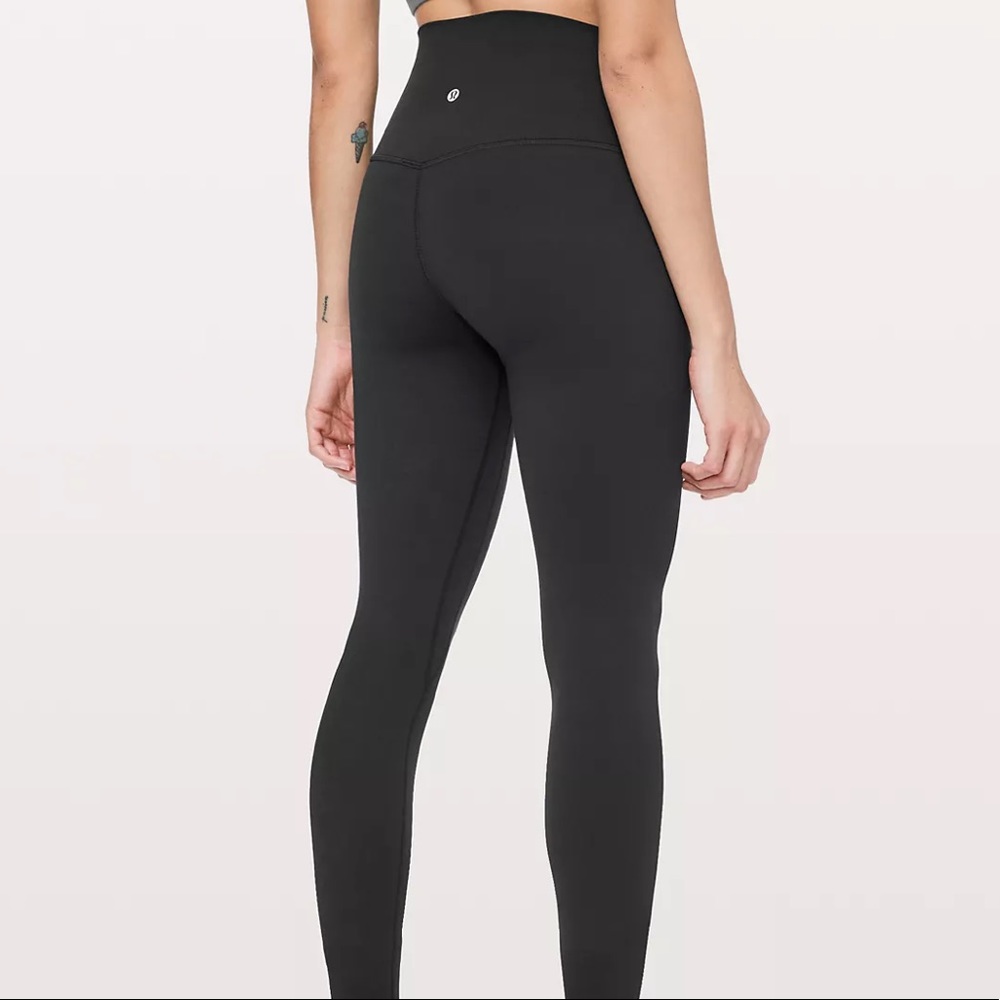 LULULEMON traditional black align 7/8 - Picture 2 of 4